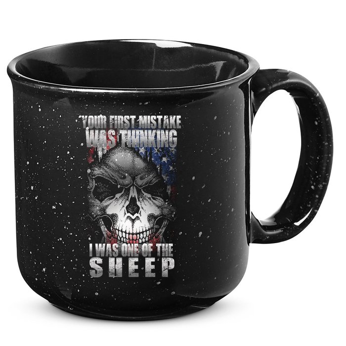 First Mistake Was Thinking I Was One Of the Sheep 15oz Campfire Ceramic Mug