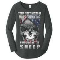 First Mistake Was Thinking I Was One Of the Sheep Women's Perfect Tri Tunic Long Sleeve Shirt