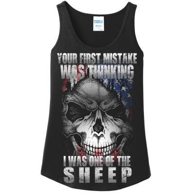 First Mistake Was Thinking I Was One Of the Sheep Ladies Essential Tank