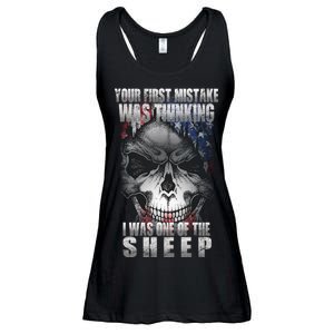 First Mistake Was Thinking I Was One Of the Sheep Ladies Essential Flowy Tank