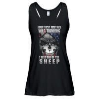 First Mistake Was Thinking I Was One Of the Sheep Ladies Essential Flowy Tank
