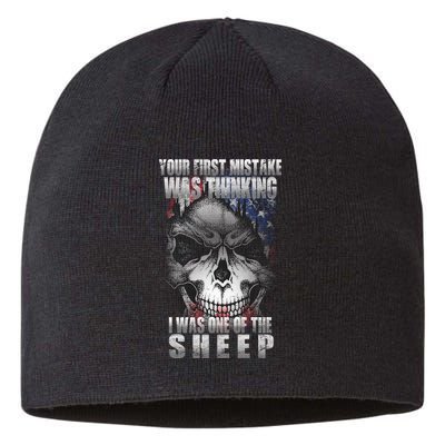 First Mistake Was Thinking I Was One Of the Sheep Sustainable Beanie