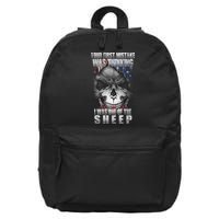 First Mistake Was Thinking I Was One Of the Sheep 16 in Basic Backpack