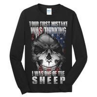 First Mistake Was Thinking I Was One Of the Sheep Tall Long Sleeve T-Shirt