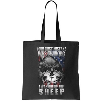 First Mistake Was Thinking I Was One Of the Sheep Bag