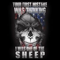 First Mistake Was Thinking I Was One Of the Sheep 16oz Travel Tumbler