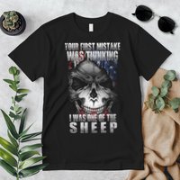 First Mistake Was Thinking I Was One Of the Sheep Premium T-Shirt
