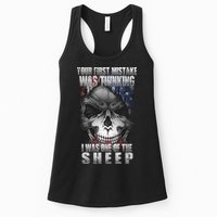 First Mistake Was Thinking I Was One Of the Sheep Womens Tank Top