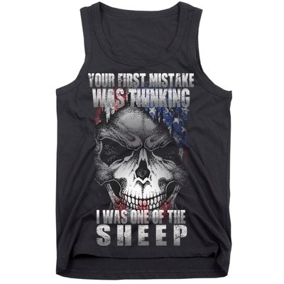 First Mistake Was Thinking I Was One Of the Sheep Tank Top