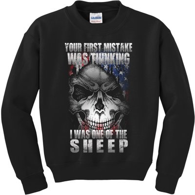 First Mistake Was Thinking I Was One Of the Sheep Kids Sweatshirt