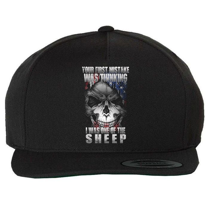 First Mistake Was Thinking I Was One Of the Sheep Wool Snapback Cap