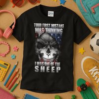 First Mistake Was Thinking I Was One Of the Sheep Kids T-Shirt