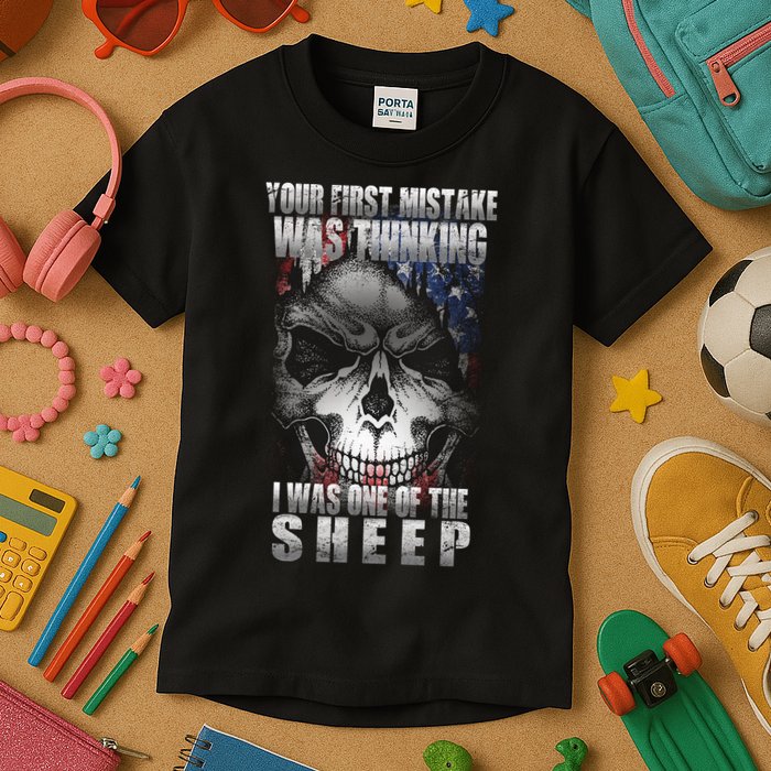 First Mistake Was Thinking I Was One Of the Sheep Kids T-Shirt