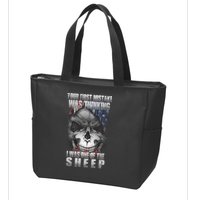 First Mistake Was Thinking I Was One Of the Sheep Zip Tote Bag
