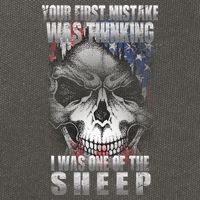First Mistake Was Thinking I Was One Of the Sheep Cotton Canvas Backpack