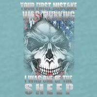 First Mistake Was Thinking I Was One Of the Sheep Sueded Cloud Jersey T-Shirt