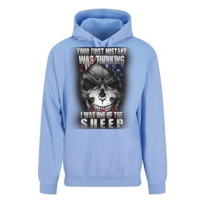 First Mistake Was Thinking I Was One Of the Sheep Unisex Surf Hoodie