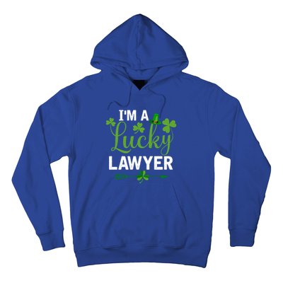 Funny Irish St Patricks Day Costume I'm A Lucky Lawyer Meaningful Gift Hoodie