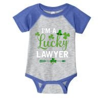 Funny Irish St Patricks Day Costume I'm A Lucky Lawyer Meaningful Gift Infant Baby Jersey Bodysuit