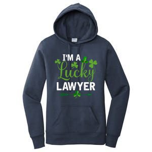 Funny Irish St Patricks Day Costume I'm A Lucky Lawyer Meaningful Gift Women's Pullover Hoodie