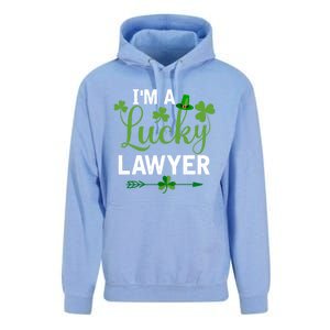 Funny Irish St Patricks Day Costume I'm A Lucky Lawyer Meaningful Gift Unisex Surf Hoodie