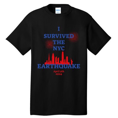 Funny I Survived The Nyc Earthquake Gift Tall T-Shirt