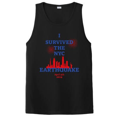 Funny I Survived The Nyc Earthquake Gift PosiCharge Competitor Tank