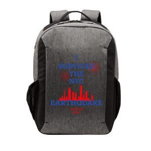 Funny I Survived The Nyc Earthquake Gift Vector Backpack