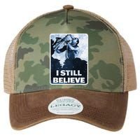 Funny I Still Believe Sax Man Nun Nerd Geek Graphic Legacy Tie Dye Trucker Hat