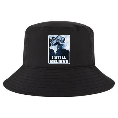 Funny I Still Believe Sax Man Nun Nerd Geek Graphic Cool Comfort Performance Bucket Hat