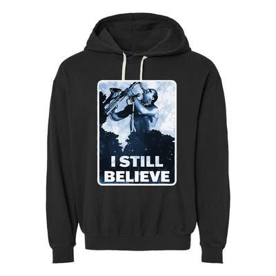 Funny I Still Believe Sax Man Nun Nerd Geek Graphic Garment-Dyed Fleece Hoodie