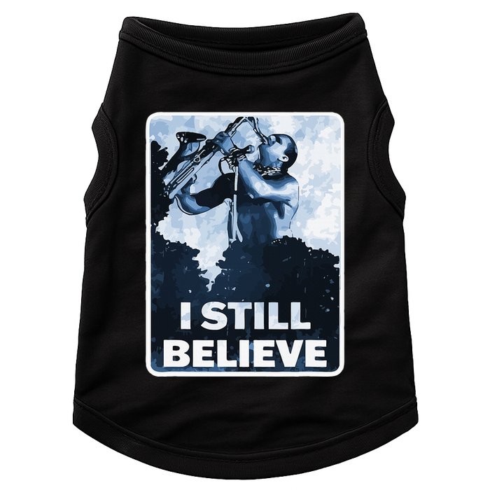 Funny I Still Believe Sax Man Nun Nerd Geek Graphic Doggie Tank