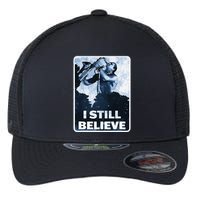 Funny I Still Believe Sax Man Nun Nerd Geek Graphic Flexfit Unipanel Trucker Cap