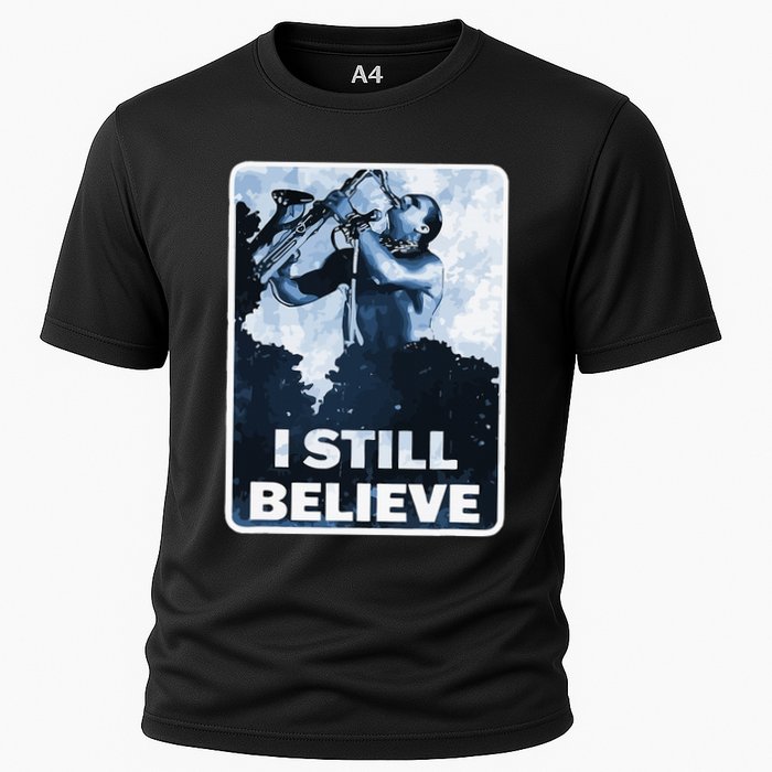 Funny I Still Believe Sax Man Nun Nerd Geek Graphic Performance Shirt