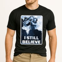 Funny I Still Believe Sax Man Nun Nerd Geek Graphic Performance Shirt