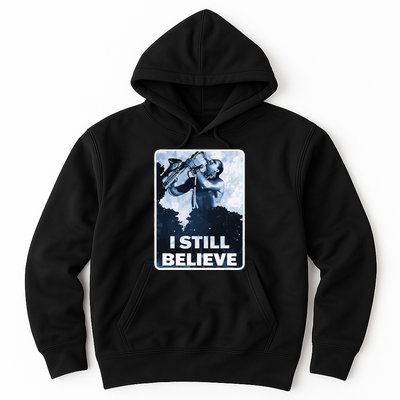 Funny I Still Believe Sax Man Nun Nerd Geek Graphic Hoodie