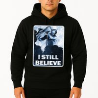 Funny I Still Believe Sax Man Nun Nerd Geek Graphic Hoodie