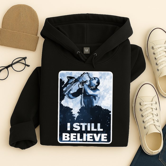 Funny I Still Believe Sax Man Nun Nerd Geek Graphic Hoodie