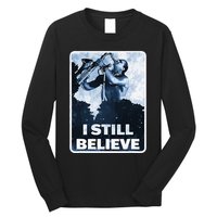 Funny I Still Believe Sax Man Nun Nerd Geek Graphic Long Sleeve Shirt
