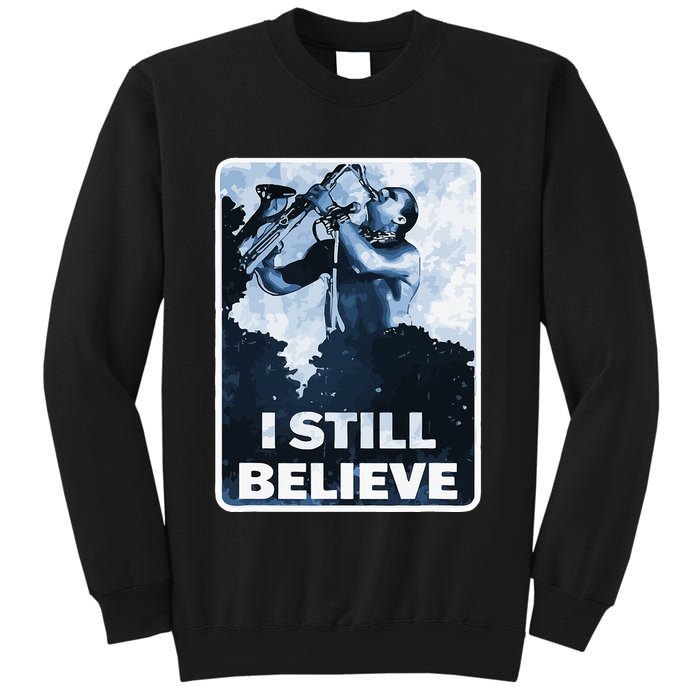 Funny I Still Believe Sax Man Nun Nerd Geek Graphic Sweatshirt