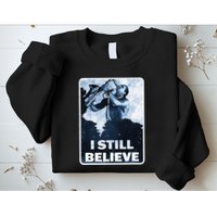 Funny I Still Believe Sax Man Nun Nerd Geek Graphic Sweatshirt