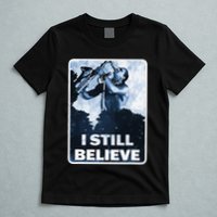 Funny I Still Believe Sax Man Nun Nerd Geek Graphic T-Shirt