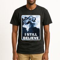 Funny I Still Believe Sax Man Nun Nerd Geek Graphic Tall T-Shirt