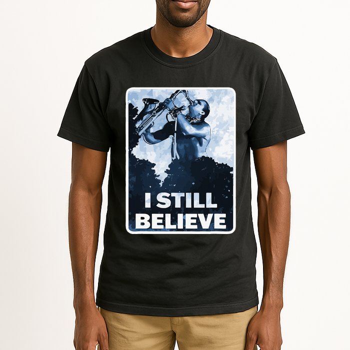 Funny I Still Believe Sax Man Nun Nerd Geek Graphic Tall T-Shirt