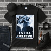 Funny I Still Believe Sax Man Nun Nerd Geek Graphic Tall T-Shirt