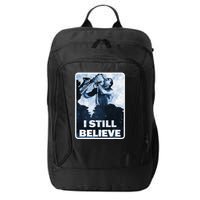 Funny I Still Believe Sax Man Nun Nerd Geek Graphic City Backpack