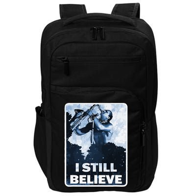 Funny I Still Believe Sax Man Nun Nerd Geek Graphic Impact Tech Backpack
