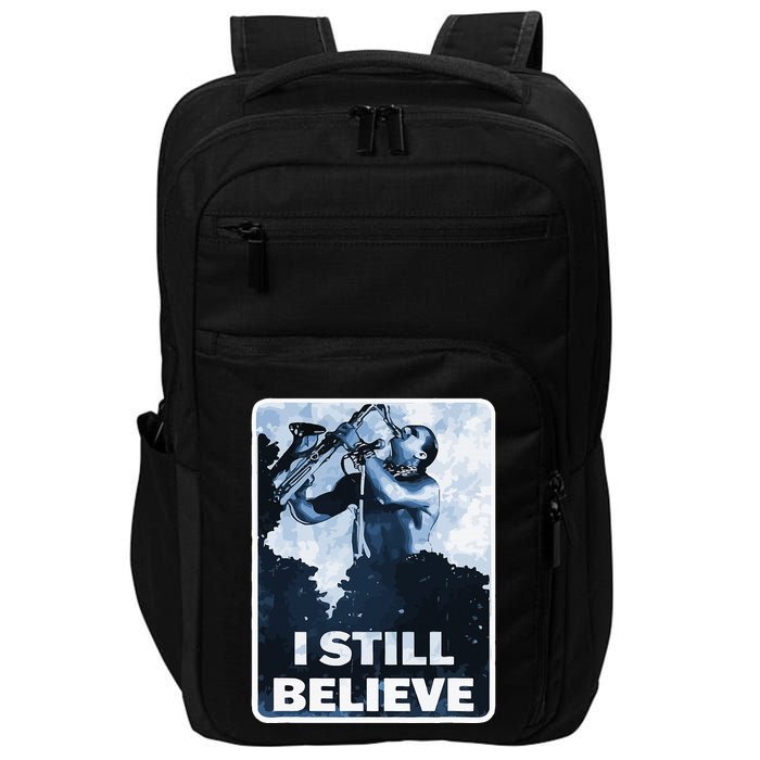 Funny I Still Believe Sax Man Nun Nerd Geek Graphic Impact Tech Backpack