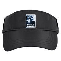 Funny I Still Believe Sax Man Nun Nerd Geek Graphic Adult Drive Performance Visor