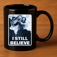 Funny I Still Believe Sax Man Nun Nerd Geek Graphic 11oz C Handle Ceramic Mug